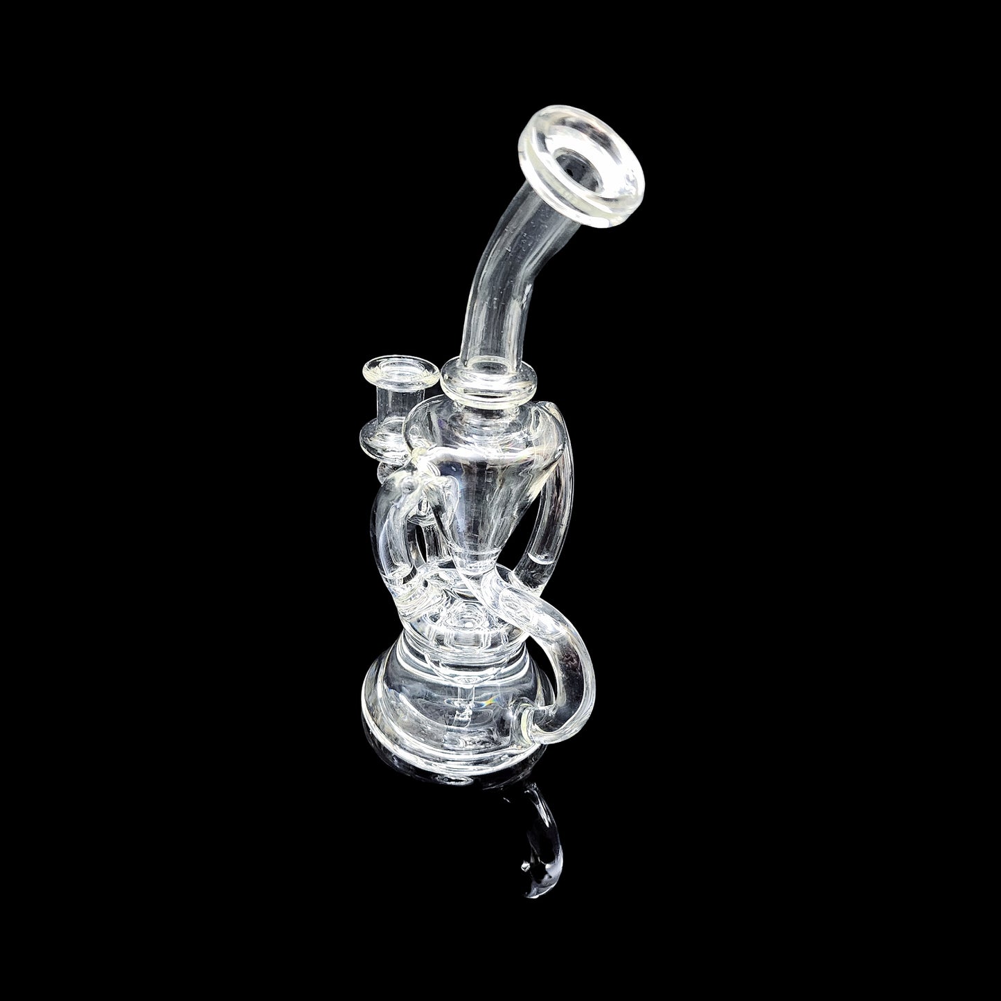 Clear Glass Recycler Rig