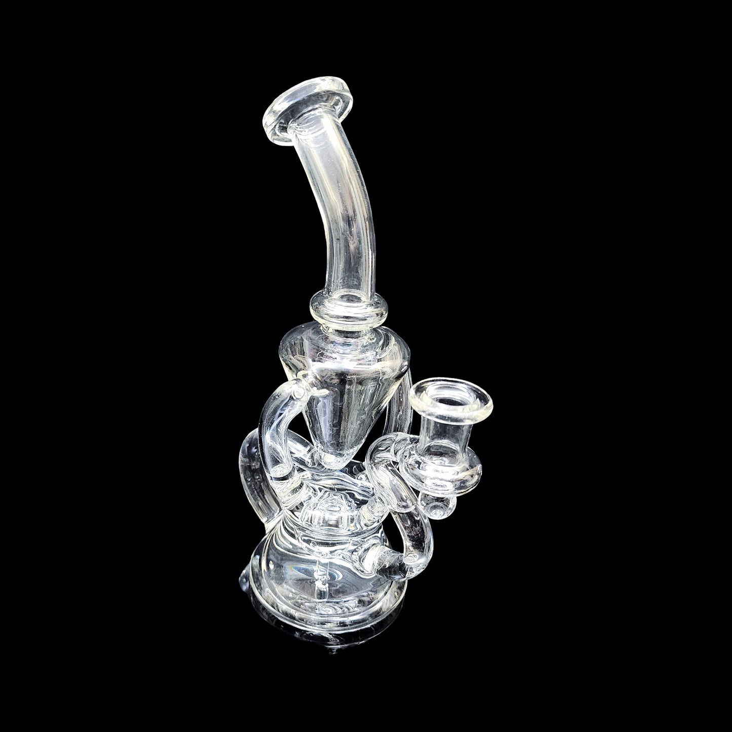 Clear Glass Recycler Rig