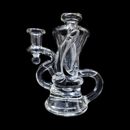Clear Glass Recycler Rig