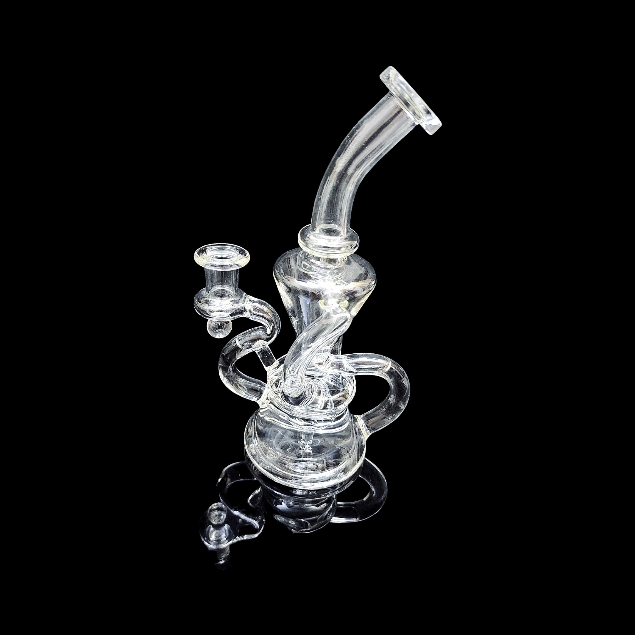 Clear Glass Recycler Rig – Cloud Creator